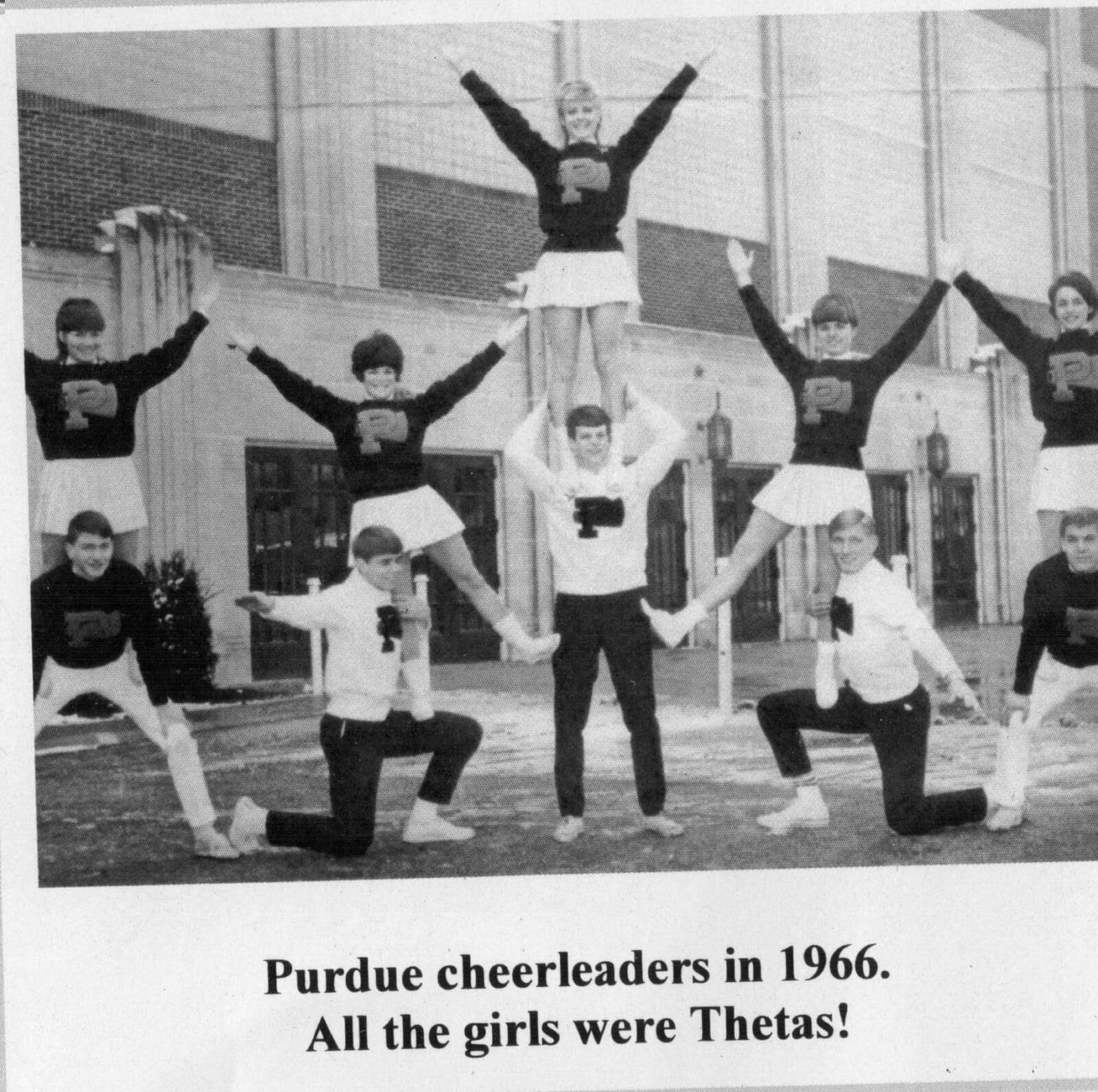 Theta Cheerleaders 1966